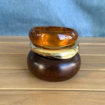 Браслет из смолы Роса, Коричневый