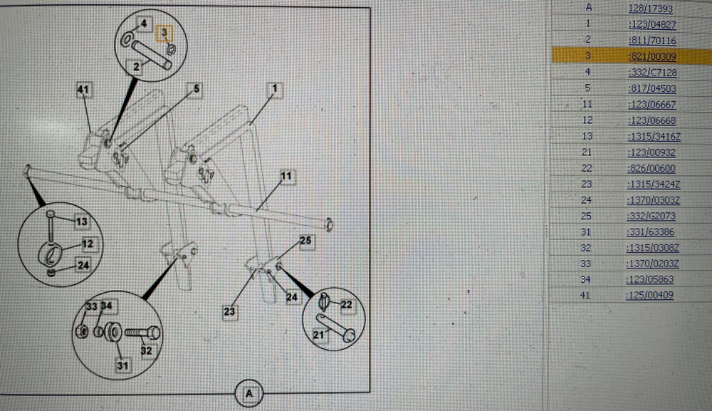 Стопорное кольцо на вилы | 826/00600 | Aries