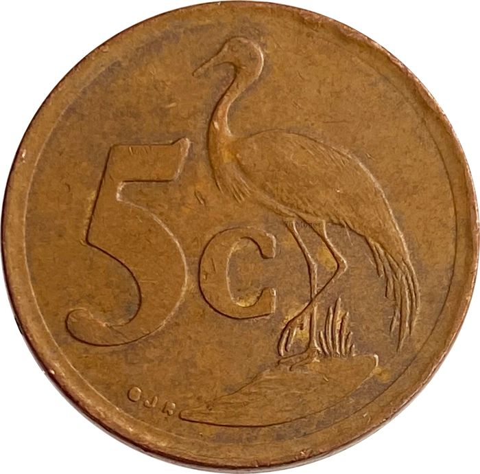 5 центов 1996-2000 ЮАР