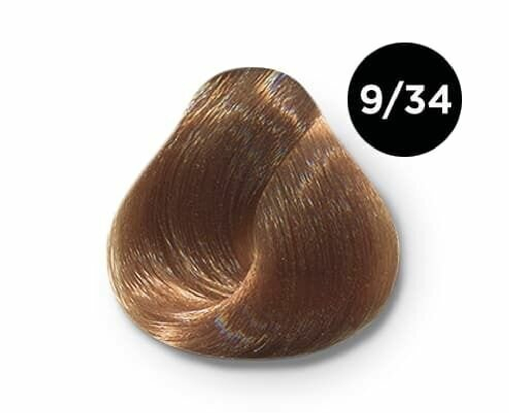 OLLIN SILK TOUCH 9/34 блондин золотисто-медный 60мл Безаммиачный стойкий краситель для волос