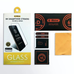 Закаленное стекло 6D для Xiaomi Redmi A1 и A1+, олеофобное покрытие и вырез под фронтальную камеру, G-Rhino