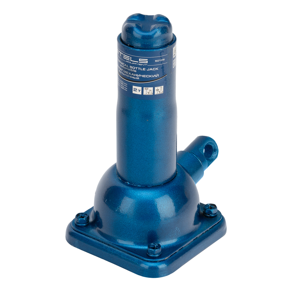 Домкрат механический бутылочный, 2 т, h подъема 210-495 мм, домкрат, ручка Stels