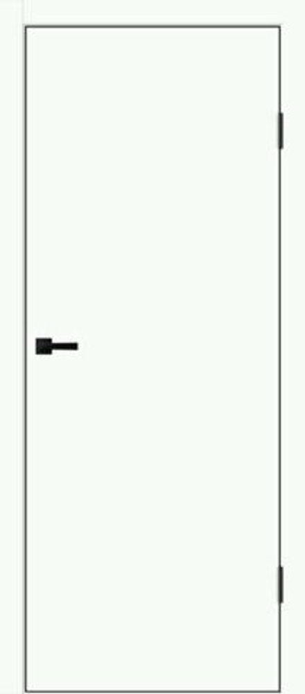 Межкомнатная дверь Velldoris Galant PG (кромка ABS черная) Белый опал