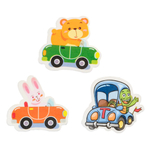 Ластик Basir, фигурный, серия "Машинка с животными", 4.5*4 см