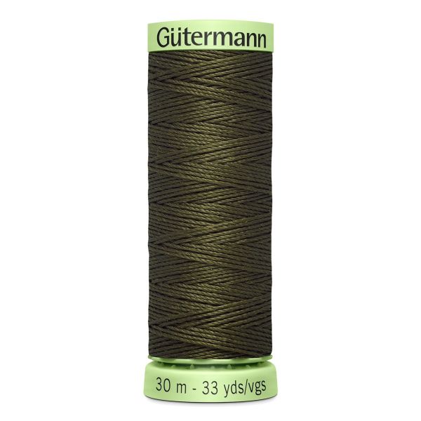 Нитки отделочные Gutermann Top Stitch 30 (30 метров), 5 кат. | 689 т.хаки