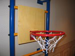 Кольцо баскетбольное с щитом и сеткой