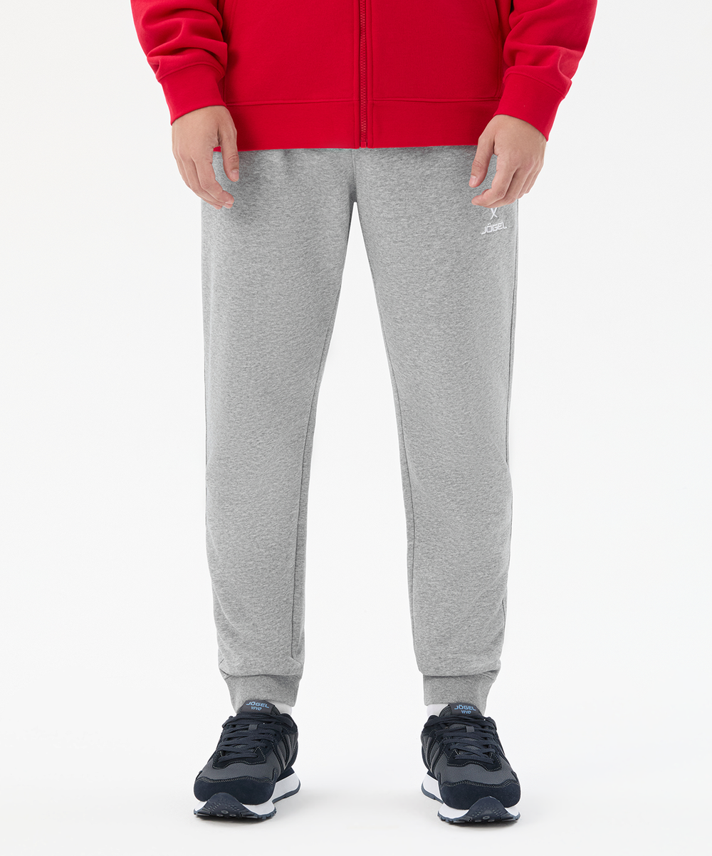 Флисовые брюки ESSENTIAL Cotton Fleece Pants, серый меланж