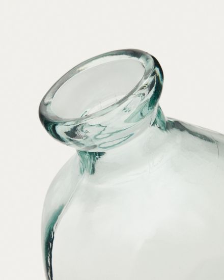 Brenna Ваза из 100 % переработанного прозрачного стекла 73 см