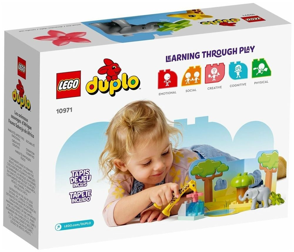 Конструктор LEGO DUPLO 10971 Дикие животные Африки