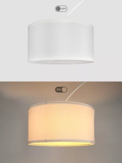 Торшер напольный с абажуром