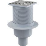 APV2 105*105/50 Сливной трап с прямой подв из нерж стали