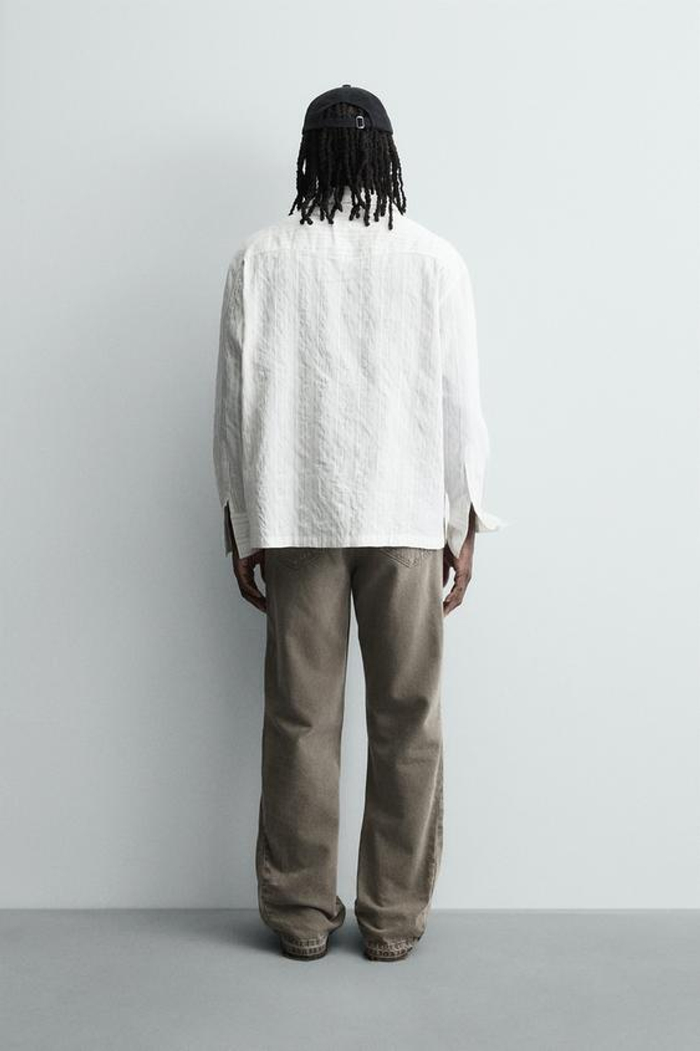 ZARA ДЖИНСЫ FLARE FIT, РЫЖЕВАТО-КОРИЧНЕВЫЙ