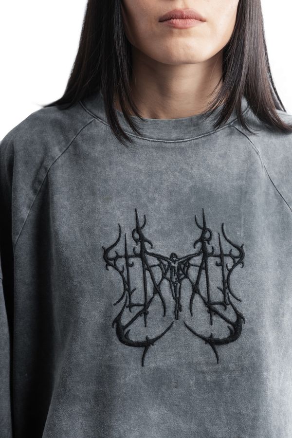 Футболка x Volchok Сobweb серая - фото 3