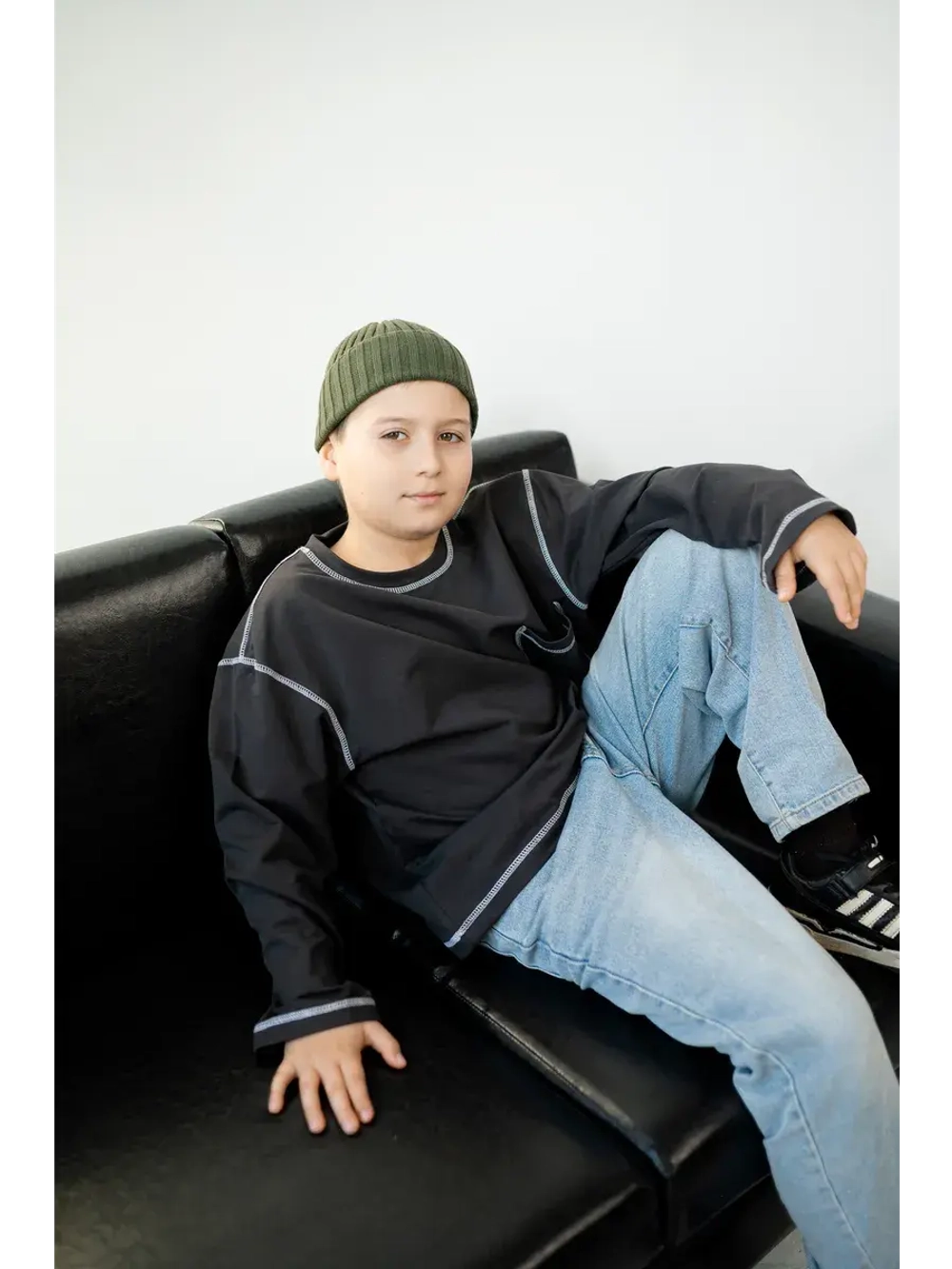 Детский лонгслив оверсайз