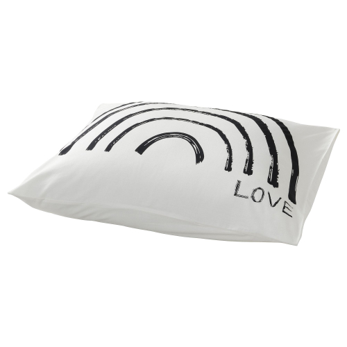 Наволочка IKEA TAPETMAL (ТАПЕТМАЛ), Белый, 50х80 см