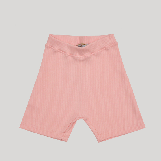 Ribbed Shorts Crystal Rose