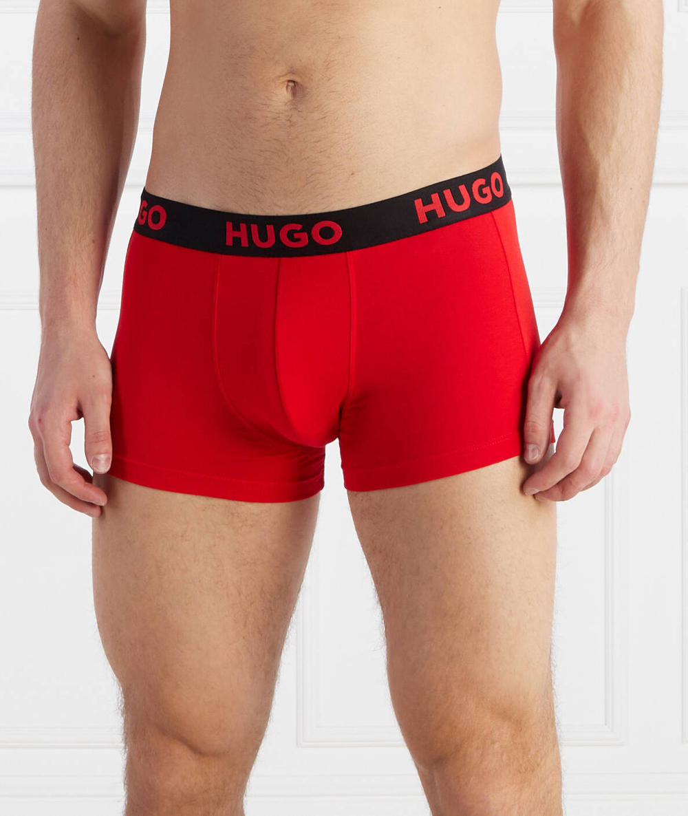 Трусики-боксеры 3шт. TRUNK TRIPLET NEBULA Hugo Bodywear - белый(50496723)