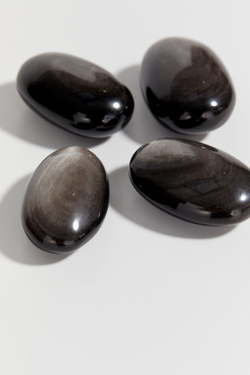 Обсидиан серебристый