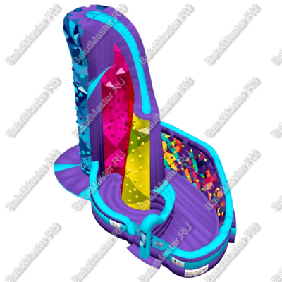 Коммерческий надувной батут-скалодром "Подъем"