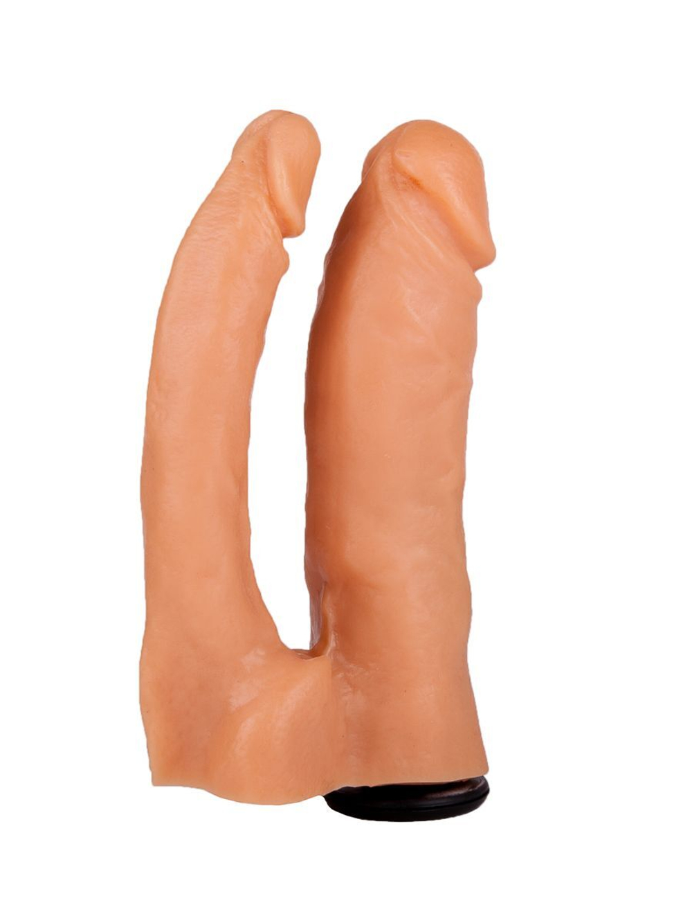 Двойная насадка для страпона Харнесс - 15,5 см. (Цвет: телесный)