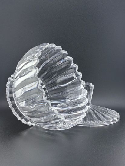 Сахарница из стекла с крышкой