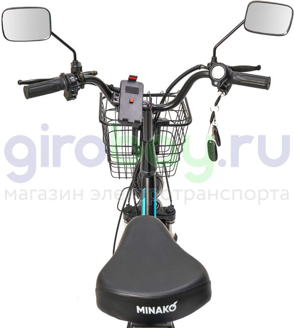Электровелосипед Minako V.8 PRO Black (60V/13Ah) версия 2026 года