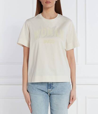 Футболка Elpha BOSS BLACK - экрю(50514737)