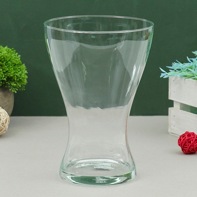 Ваза Вамп -Х 20х13,5см, 1,26л прозрачная