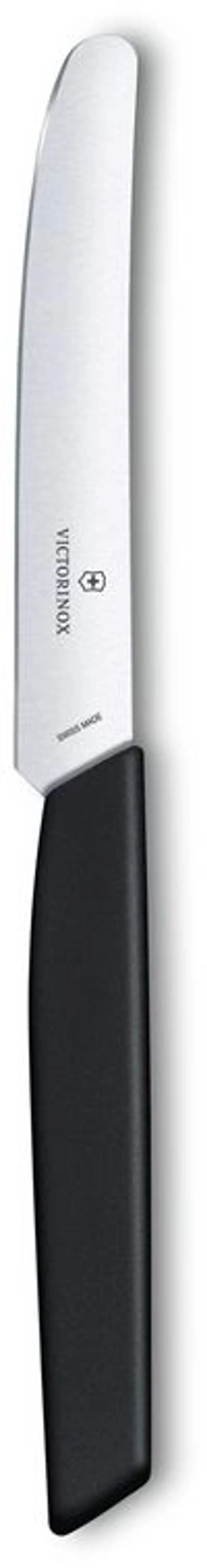 Нож Victorinox столовый, лезвие 11 см прямое, чёрный (6.9003.11) 2