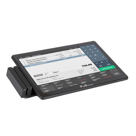 Компактный сенсорный POS-терминал POScenter Wise (11,6&quot;,ApolloLake J3355,RAM4Gb,eMMC64,WiFi,BT, MSR) без ОС