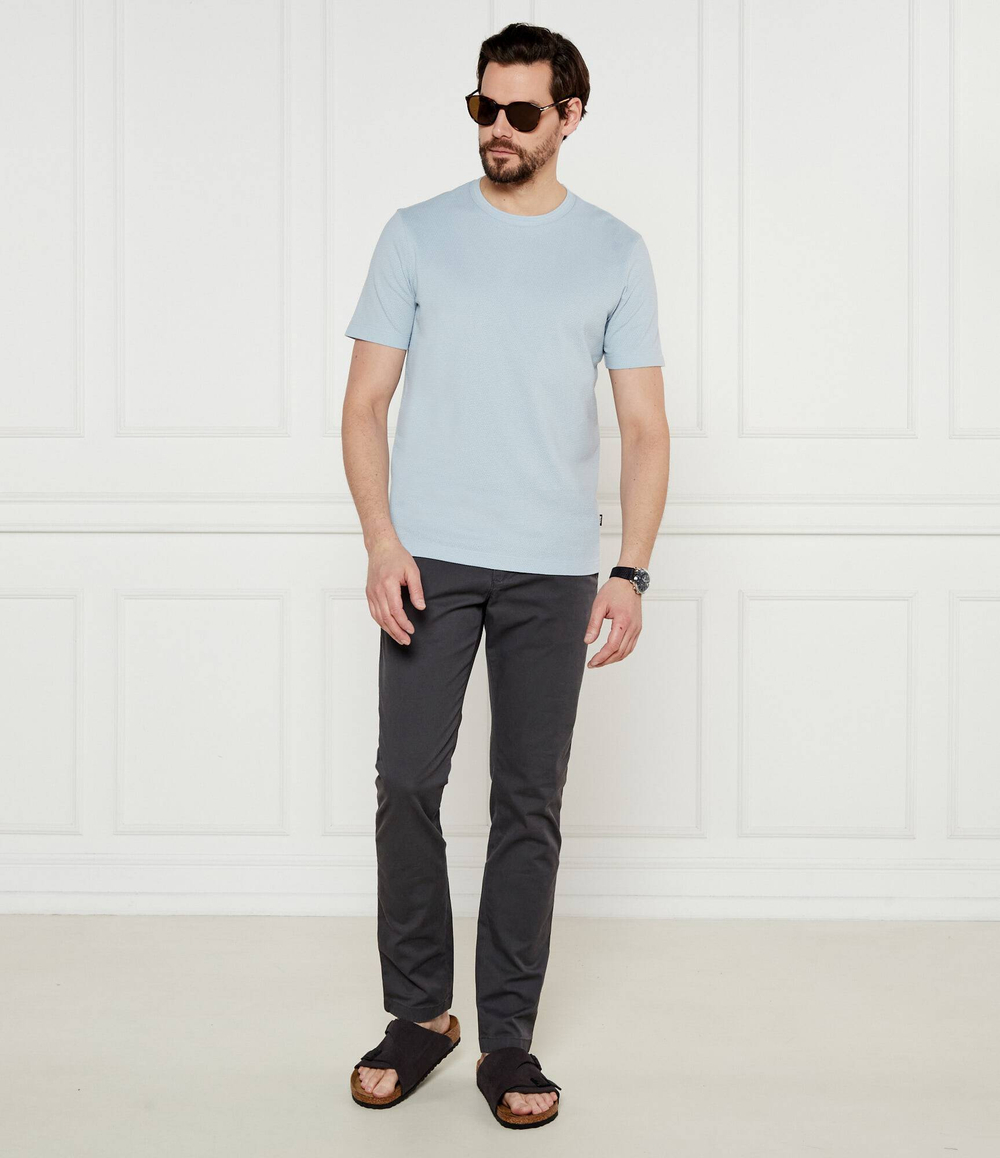 Футболка Tiburt 240 BOSS BLACK - голубой(50452680)