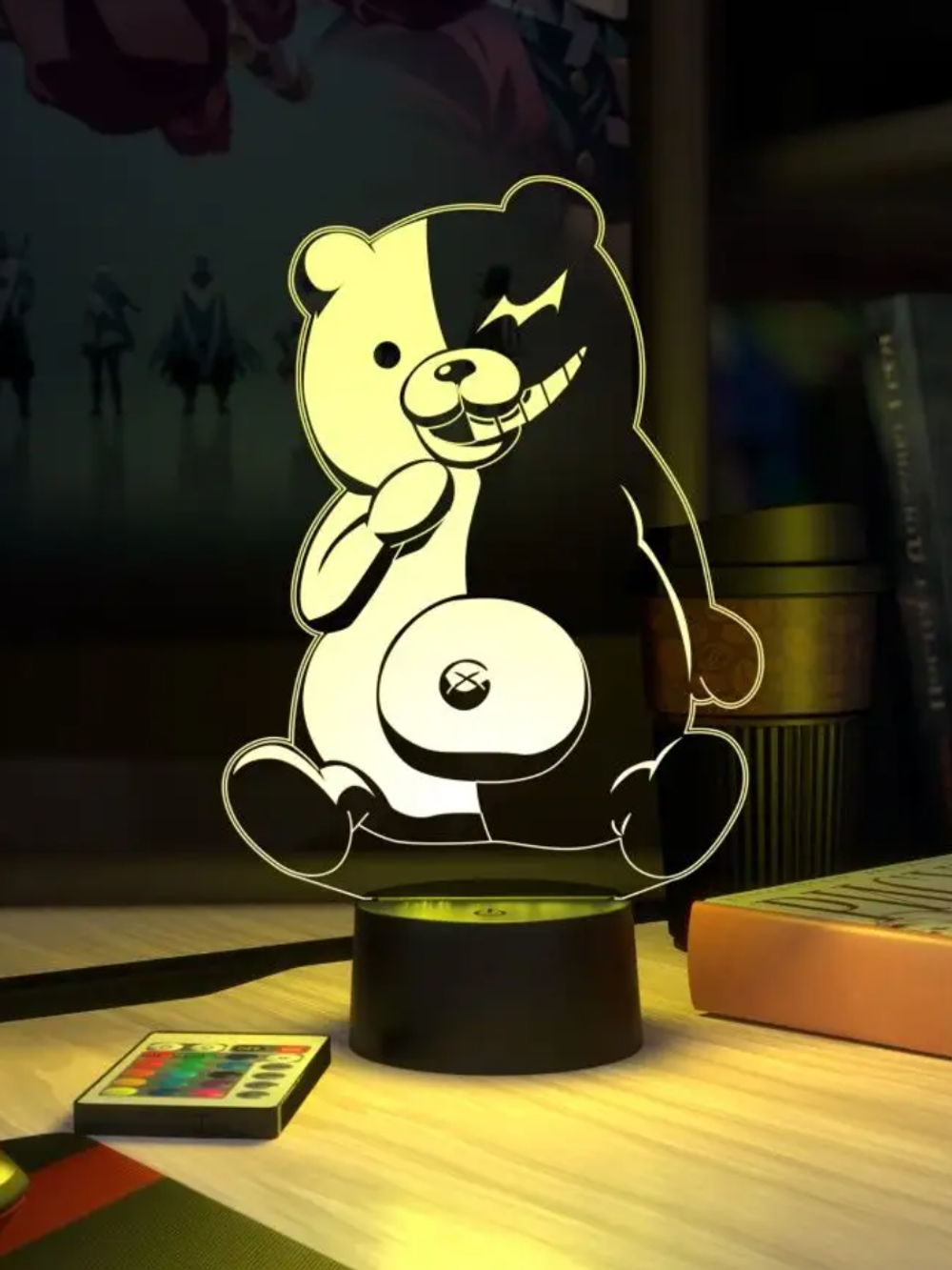 3Д-НОЧНИК "Монокума" (Danganronpa)