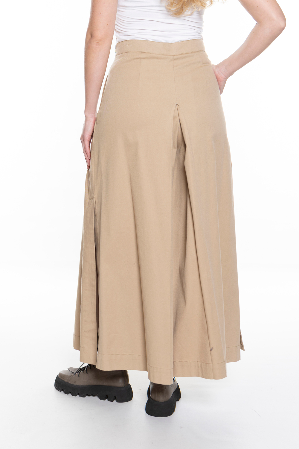 ШИРОКИЕ БРЮКИ ИЗ ХЛОПКА