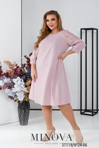 Платье 24-06-Пудра Minova