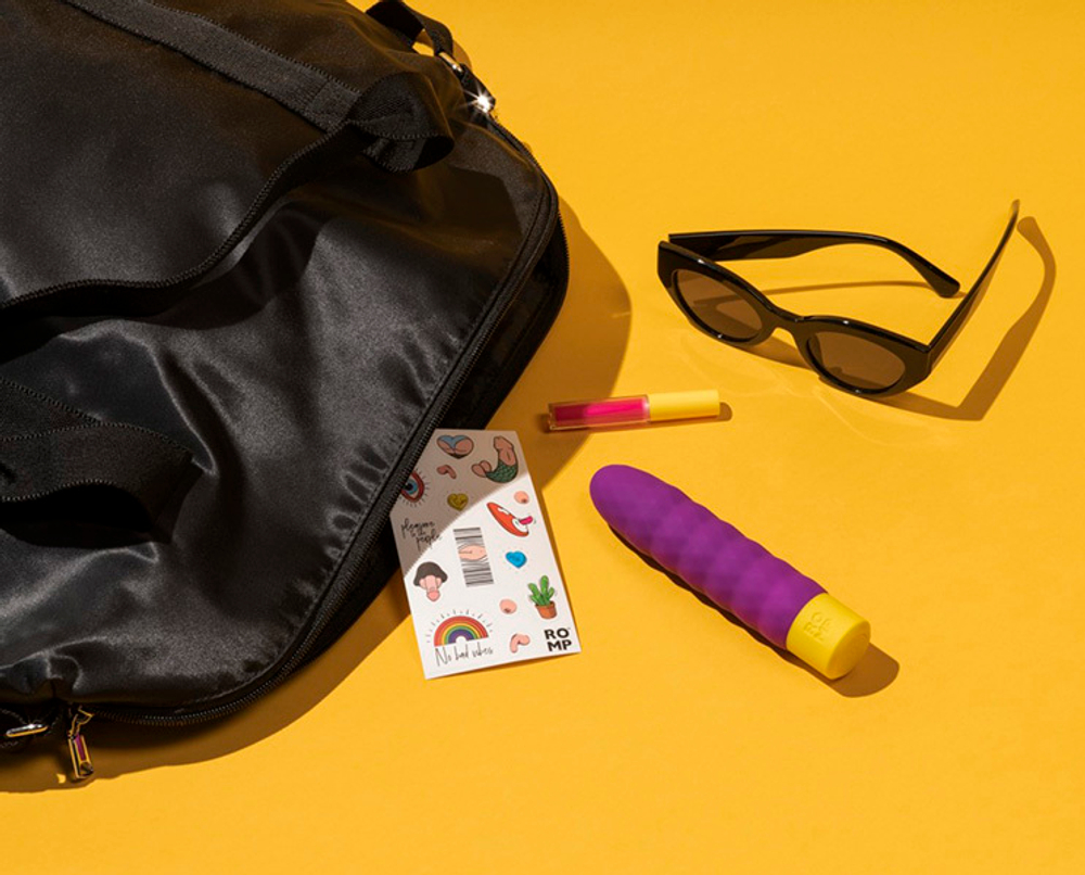 Фиолетовая вибропуля 15см Romp Beat Bullet Vibrator RPBBSG4