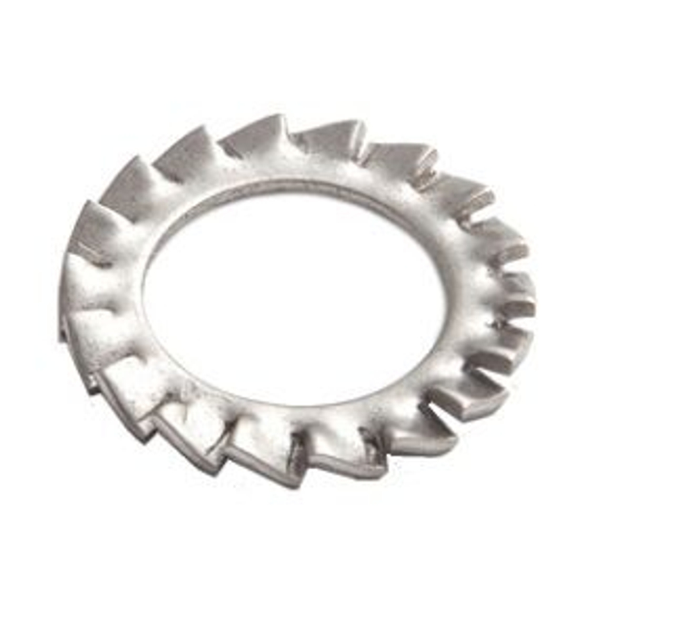 Шайба стопорная с наружными зубцами М4 DIN 6798 INOX EKF (800.00 шт.)