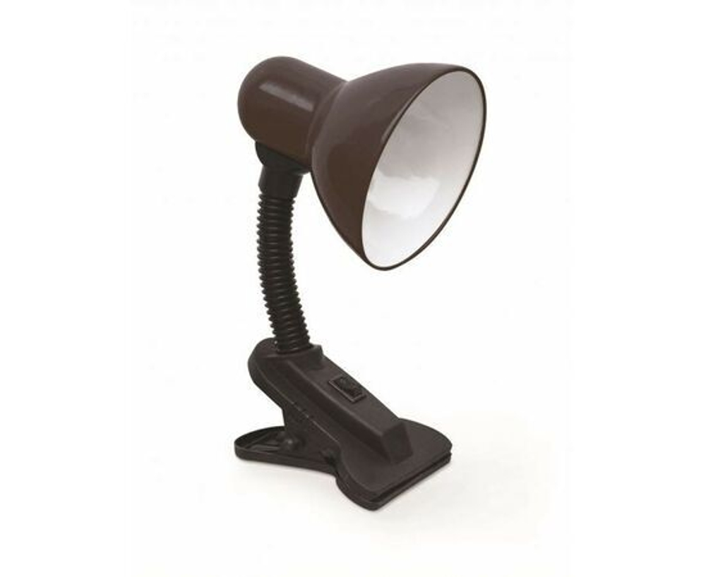 Светильник наст п/лампу на прищепке СНП 21Ч 40Вт E27 230В ЧЕРНЫЙ (с подвесом) IN HOME