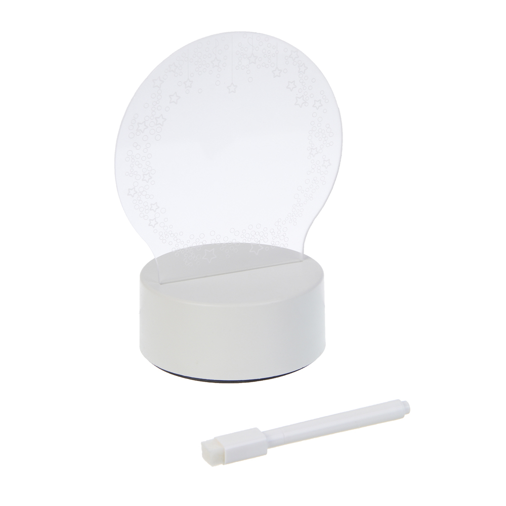 Светильник LED, 13x17x10 см, пластик, USB