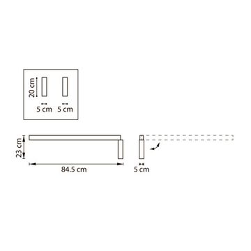 Бра 42W 4000K 740547 черный Dive Lightstar