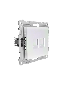 Розетка компьютерная 2-м СП Pixel RJ45 кат.5E механизм перламутр. TOKOV ELECTRIC TKE-PX-RC2-C04