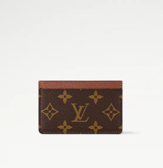 Визитница Louis Vuitton из вощёной канвы Monogram