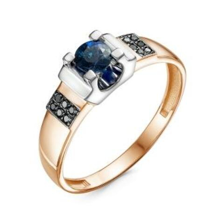 Кольцо из золота с сапфирами