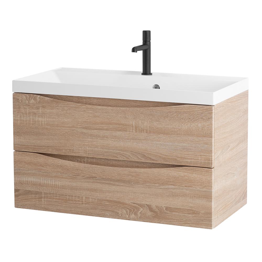 Тумба подвесная под раковину BelBagno MARINO-800-2C-SO-WO-P