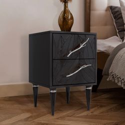 Тумба Арт Колор leaves Классик Сильвер Терпкий коричневый