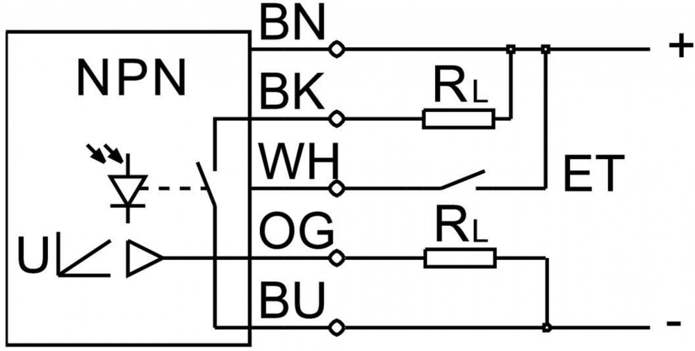 SOE4-FO-D-HF2-1NU-K Датчик положения оптический