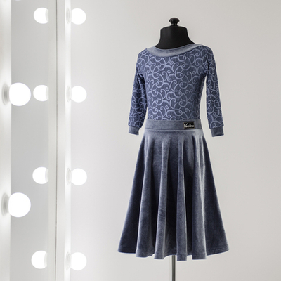 Laura 4-01-05-A | Рейтинговое платье для спортивных бальных танцев | Vasileva Dance