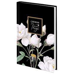 Ежедневник датированный 2026 145х215 мм А5 STAFF ламинированная обложка "Розы" (117322)