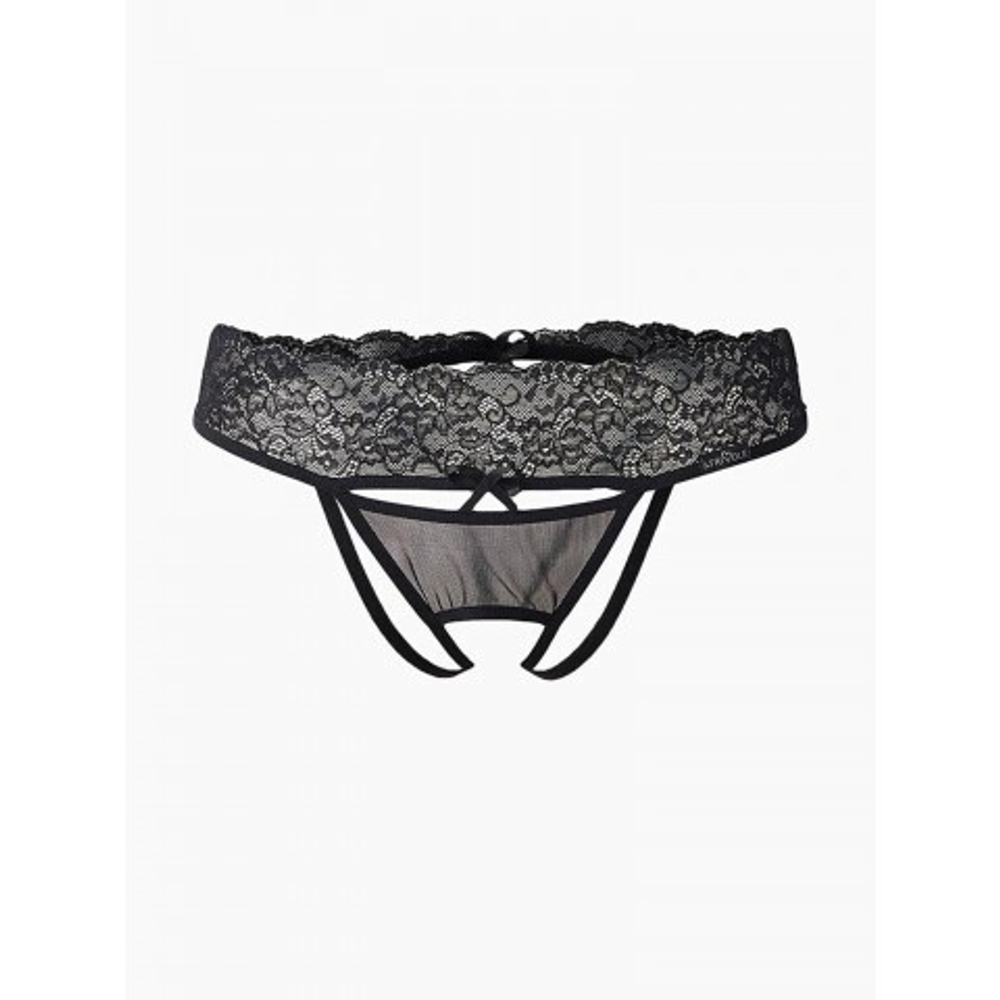 Возбуждающие трусики с доступом и мягким кружевом Easy to love, XS/S, 40-42