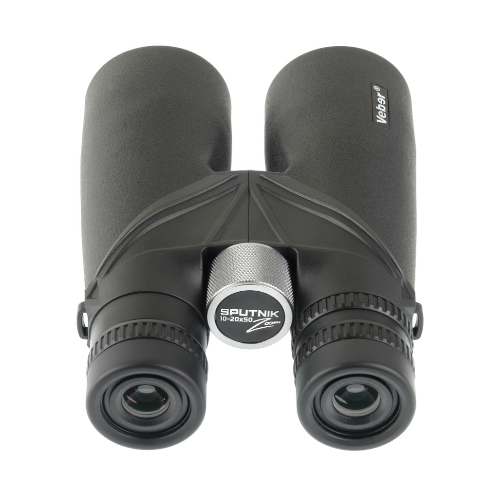 Бинокль Veber Sputnik Zoom 10–20x50 - центральная фокусировка и диоптрийная коррекция