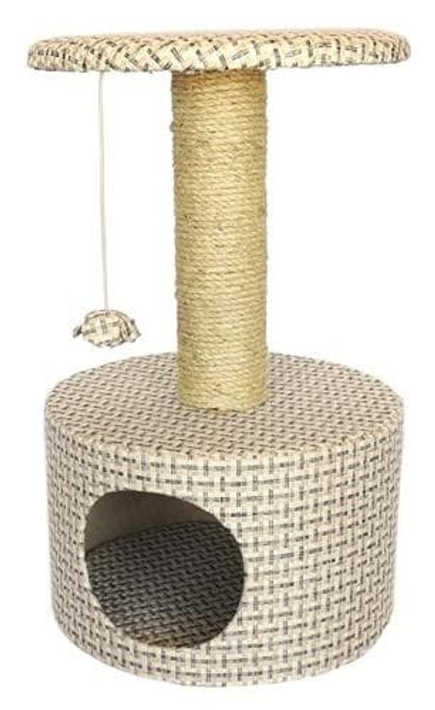 Домик круглый 38х38х60см Шурум-Бурум Непал для кошек